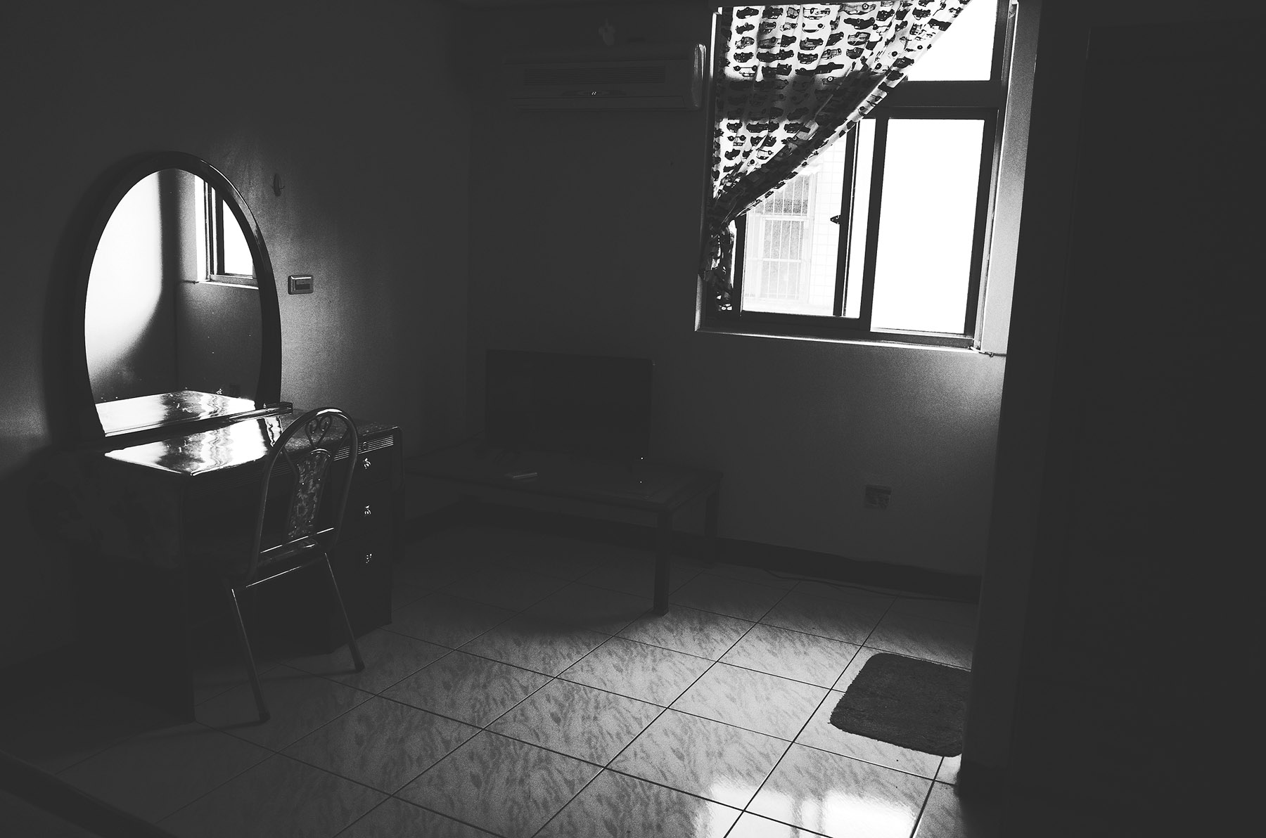 心象攝影-黑白,房間