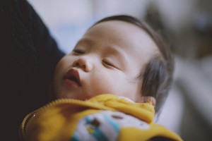 台北兒童寫真，嬰孩睡著臉部特寫
