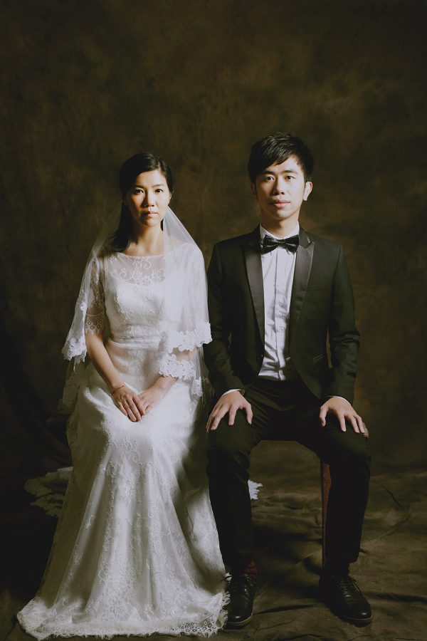 棚拍婚紗,攝影棚婚紗,簡單婚紗,經典婚紗照,復古婚紗照,自助婚紗,安靜,情感,溫度